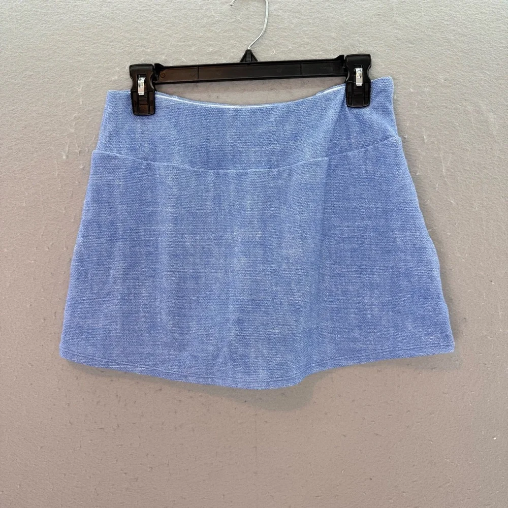 Tommy Bahama - new women’s Island Cays Skort UPF 50+ light blue Denim print SZ S